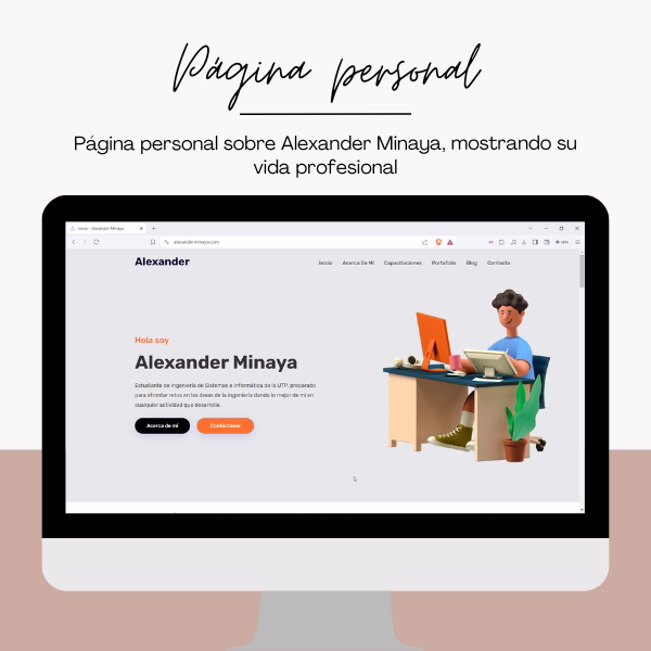 Trabajo de Alexander Minaya hecho por Software Yanami